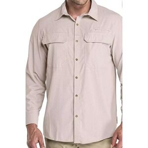 33,000ft Roll-Up Long Sleeve Button-Down Shirt - Camping Hiking Outdoor‎ XXL